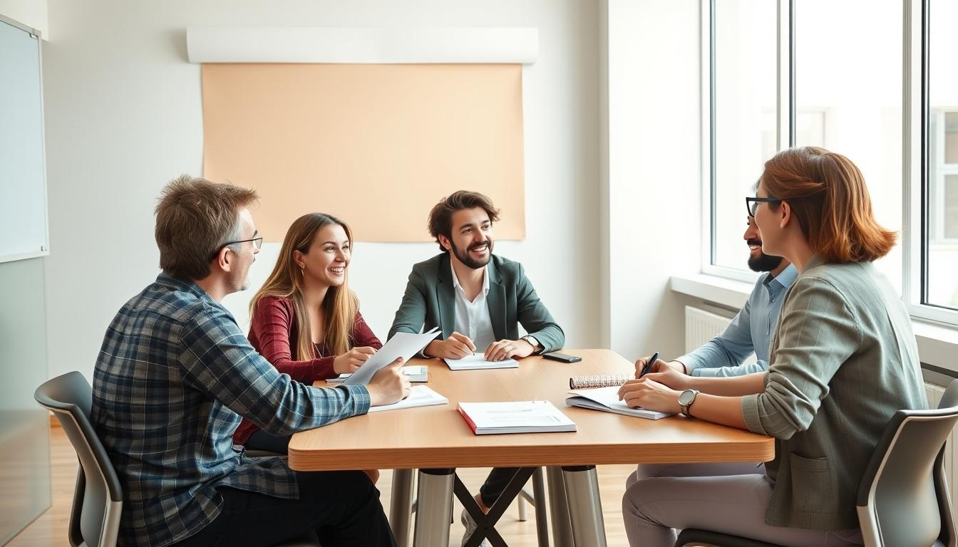 Cursos grupales de idiomas